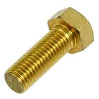 Brass Hexagonal Bolt - M3-m12, Metric Thread | Durable, Sturdy, Corrosion Resistant, Precise Threads