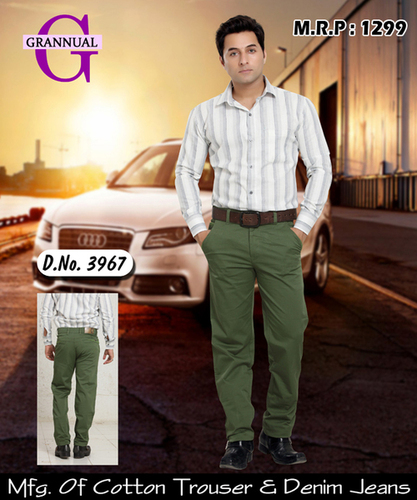 Green Formal Trousers