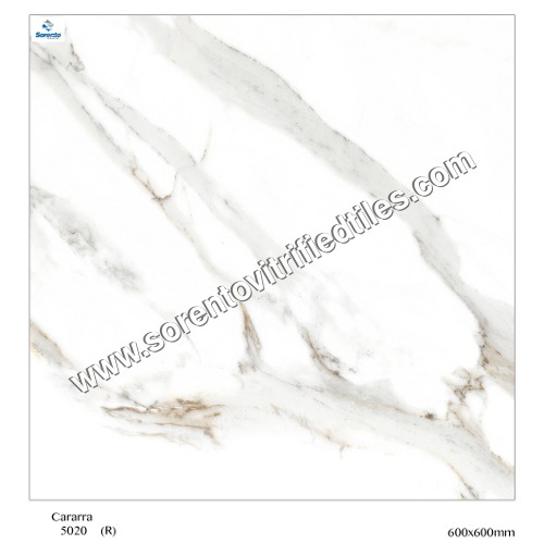 White Polished Glazed Vitrified Tiles