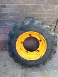 JCB Old Tyre