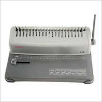 Book Binding Machine - Metal/plastic, 15x10x5 Inches, Gray | Easy Operation, Durable Design, Efficient Binding, 25 Sheets Capacity