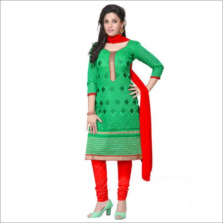 Exclusive Green Churidar Salwar Kameez