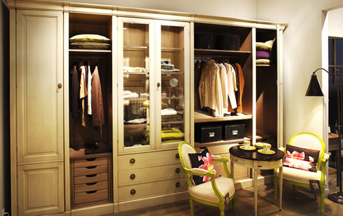 Internal View Of Wardrobe