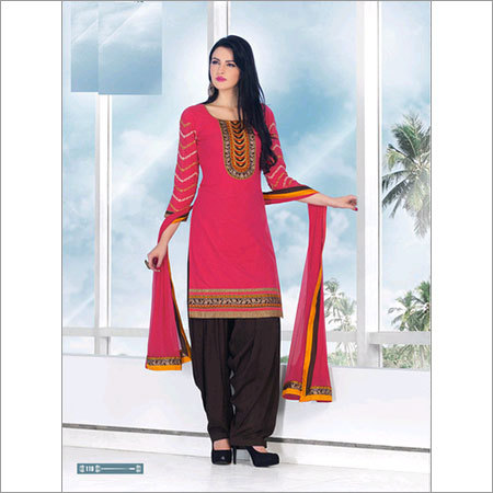 Elegant Pink punjabi patiala salwar kameez 110