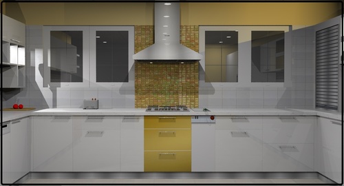 U Shaped Modular Kitchen