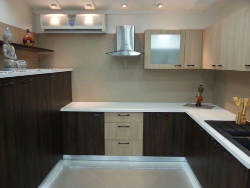 U Shape Kitchen with mini tall unit