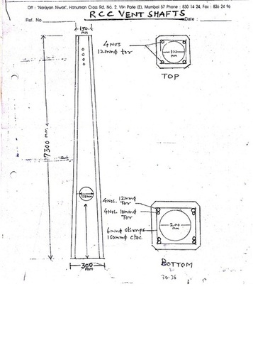 RCC Vent Shafts