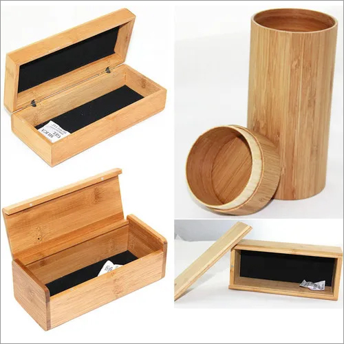 Optical Square Complete In Wooden Box Round Type