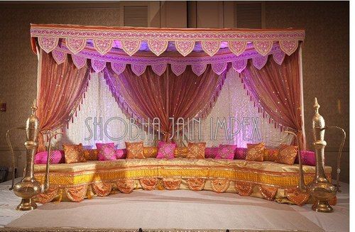 Wedding Mehandi Stage Bride Bench