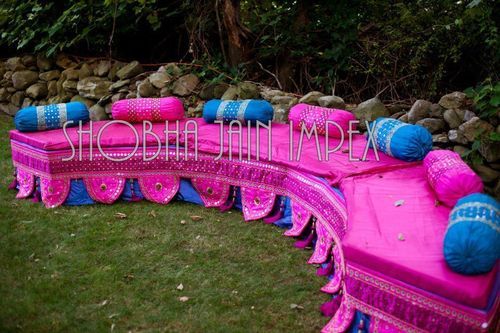 Half Round Bench for Sangeet