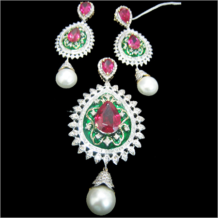 Designer Diamond Pendant Sets