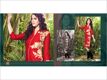 Embroidery Work Kurti
