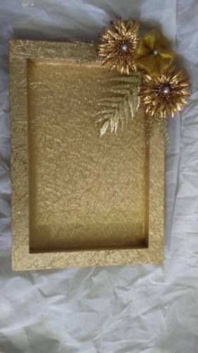 gold tray