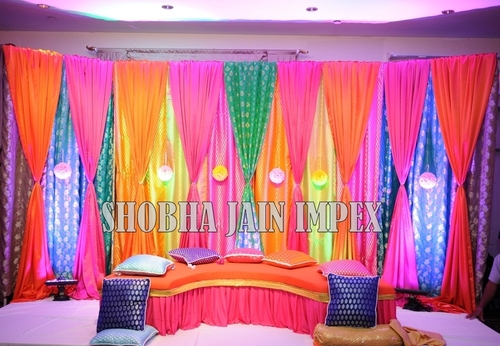 Colourful Wedding Curtains