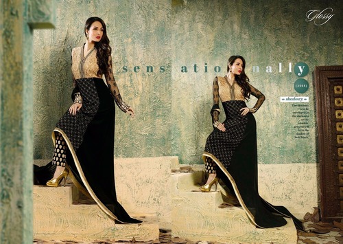 Cotton Embroidered Salwar Suits