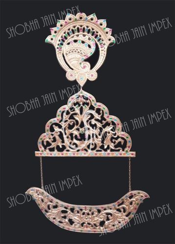 Golden Fiber Kundan Hanging Prop