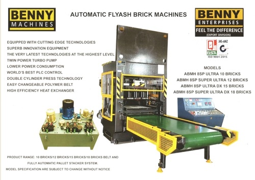 Automatic Fly Ash Brick Making Machine Belt Type