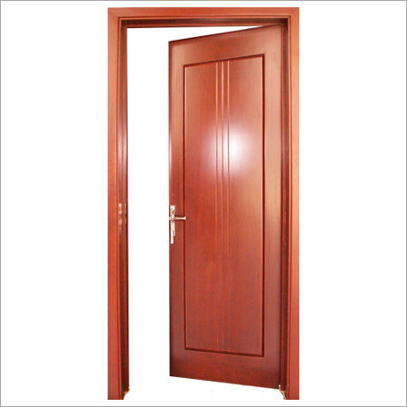 Brown Bathroom Pvc Door 