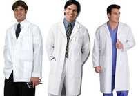 White Hospital Visitors Coat