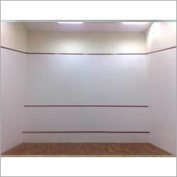 Squash Court Hard Plaster System - Hard Plaster 12mm, Fiber Mesh Reinforced | Durable, Washable, Termite Free, Customizable