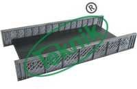 Lattice Girder Bridge - Metal And Wood, 135 Cm Long Model With Abutment, Wing Walls, Sleepers And Track For Civil Engineering Lab Equipments