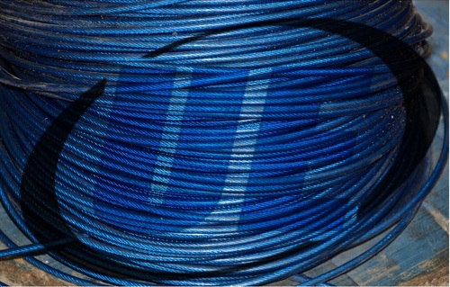 Blue Pvc Coated Wire Rope