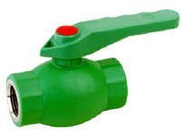 Ppr Ball Valves - Stainless Steel, Standard Size, Polished Surface | Ideal For Industrial Water Applications