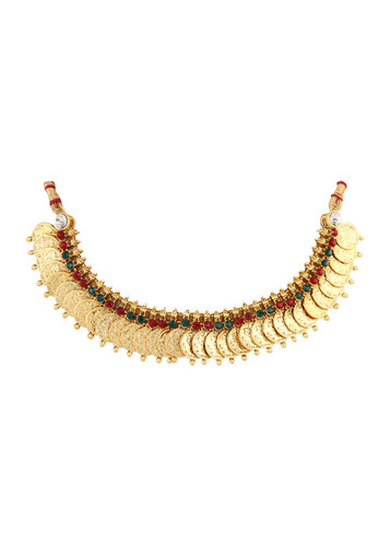 Goddess Laxmi Kundan Necklace Earrings Set 380