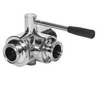 Sanitary Ball Valves - Stainless Steel, Standard Size | Polished Finish, Suitable For Industrial Water Media