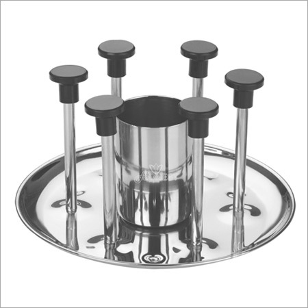 Stainless Steel Glass Stand