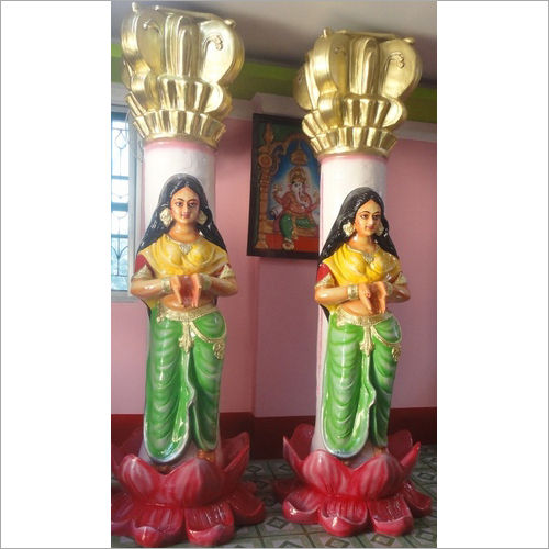 Decorative Pillar Statues