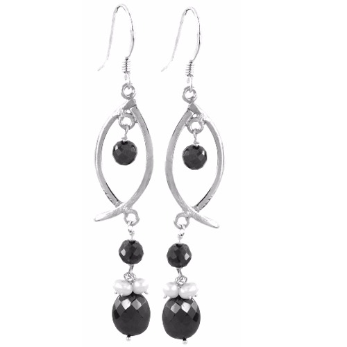 Black Diamond Solitaires Earrings