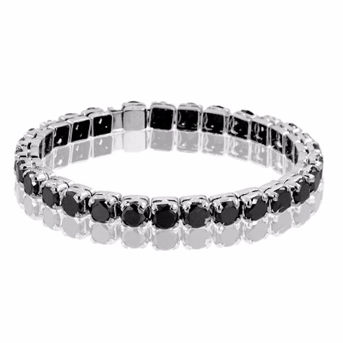 Black Diamond Necklace - New Launch- Round Diamonds