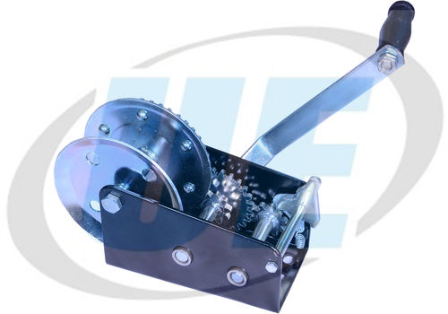 Hand Winch - Wall Mounted Winch Imported - Color: Blue