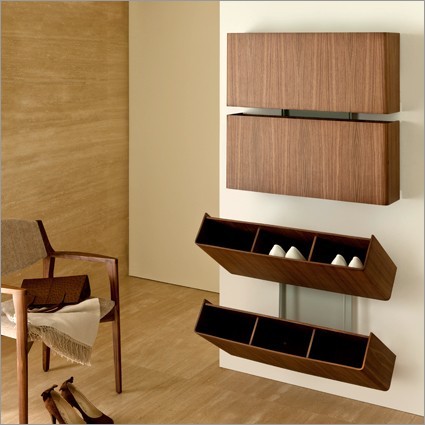 Wooden Shoe Rack