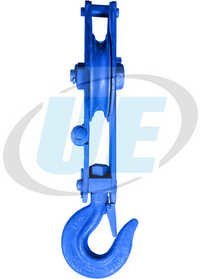 Manila Rope Pulley Block Single Sheeve With Safety Latch