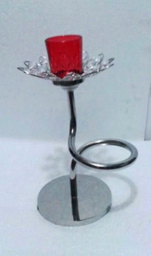 Red Candle Holder