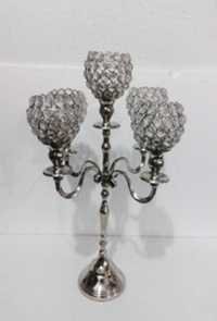 5 Crystal Ball T-Light Candle Stand