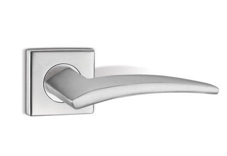 Silver Split Lock Door Handle