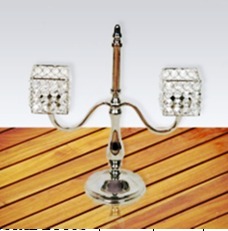Two Arm Candle Holder Stand