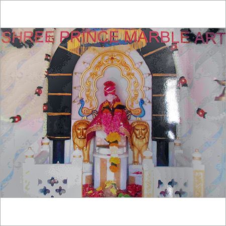 Sai Baba White Marble Murti