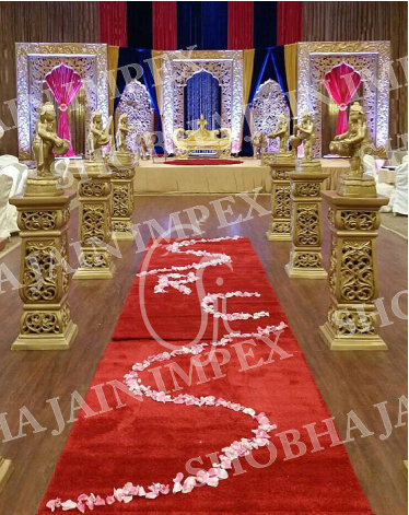 Traditional Mehraap Wedding Stage