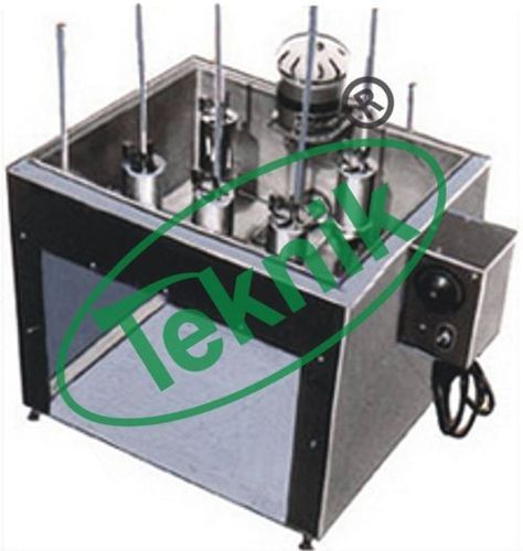 Multiple Redwood Viscometer Apparatus - Stainless Steel Bath for 5 Oil Cups | Electronic Temperature Control, FHP Electric Motor Stirring, Precision Stainless Steel Jets