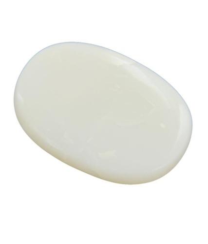 Certified Oval Shape Milky White Opal Gemstone