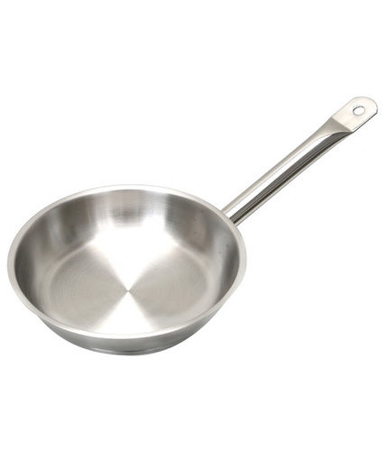 Silver Stainless Steel Fry Pan