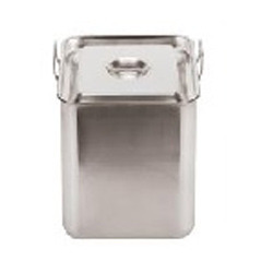 Silver Bain Marie Pot With Lid \011