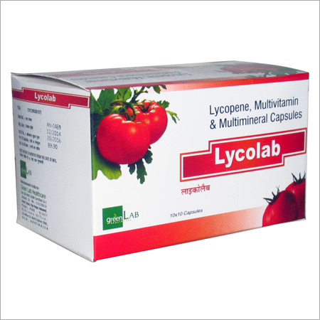 Lycopene Multivitamin Capsules - Red Color, Dietary Supplement | Cancer Prevention, Cardiovascular Support, High Effectiveness