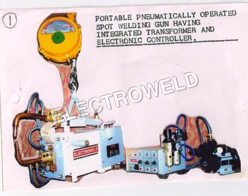 PORTABLE PNEUMATACALLY OPERATED SPOT WELDING GUN H