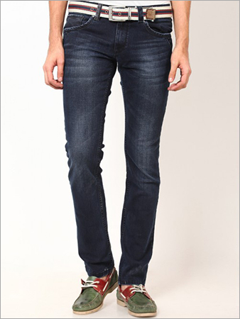 Blue Slim Fit Washed Jeans