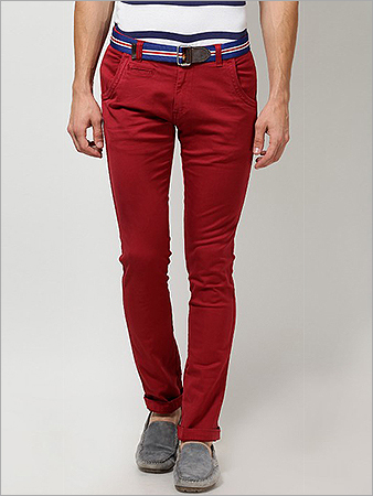 Red Casual Trouser